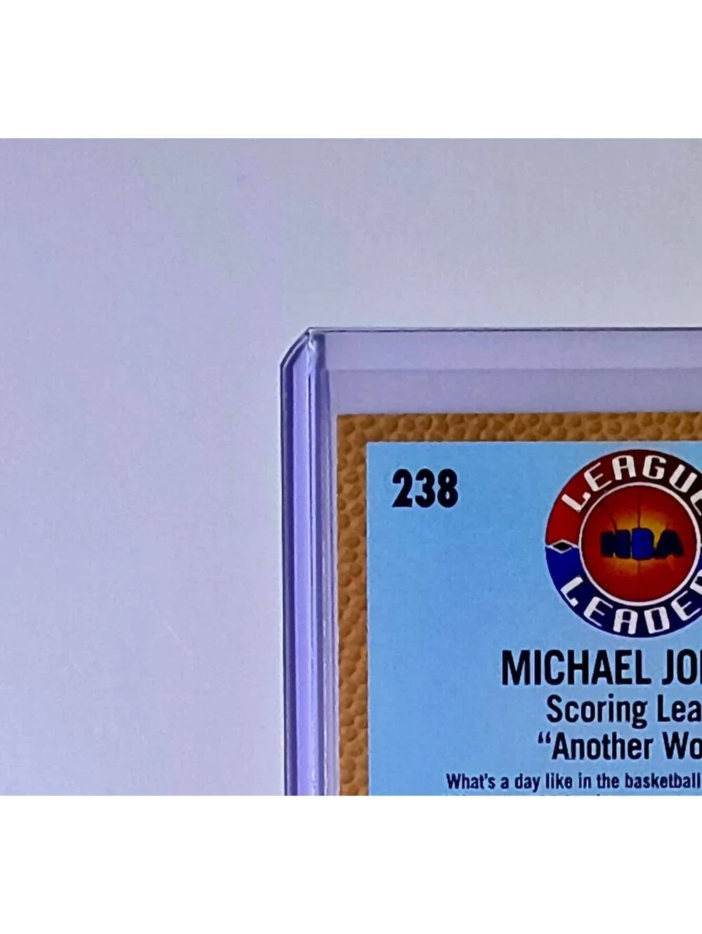 Michael Jordan 1992-93 Fleer League Leader #238 Basketball Card Chicago Bulls